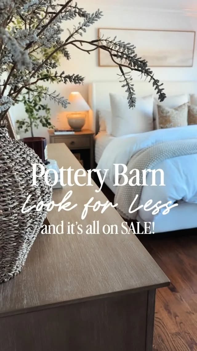 Pottery Barn look… without the Pottery Barn price tag❤️

Comment SALE  for links  to my 3 top selling bedroom favorites all part of Wayfair’s  5 DAYS of DEALS - ends 2/2. 

This Pottery Barn Sausalito dresser dupe is half the price and comes with a matching nightstand bonus it comes fully assembled. 

The upholstered bed is a follower favorite and timeless piece. 

✨ Follow @homeandstylebyt for boujee on a budget finds

home | home decor I earthy | neutral | transitional design | interior design
#ad
#WayfairElevate #WayfairCreator #Wayfair
#homedecor
homedesign
affordablehomedecor
homeinspo
neutralhome
boujeeonabudget
potterybarndupe
designonadime
